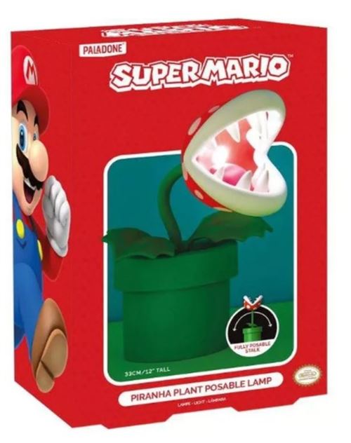 Paladone Lampe De Bureau Super Mario Plante Piranha
