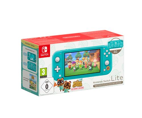 Nintendo Switch Lite console de jeux portables 14 cm (5.5") 32 Go Écran tactile Wifi Turquoise