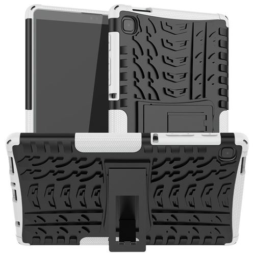 Coque rigide anti choc pour Samsung Galaxy Tab A7 Lite T220 / T225 (8,7 pouces) - BLANC - htdmobiles