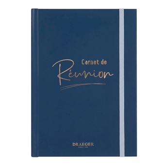 Carnet De Réunion A5 - Fermeture Élastique - Draeger Paris