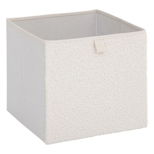 Non Communiqué Blanc Five Simply Smart - Boîte De Rangement "Bouclette" 31X31cm