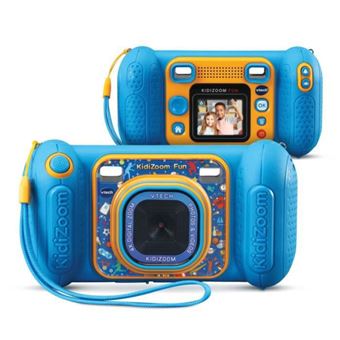 VTech Kidizoom Pix Bleu – Appareil Photo Numérique Enfant 2 MP, Écran 1,8'', 4 Jeux, Antichoc, Dès 3 Ans