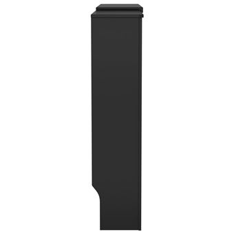 Vidaxl cache-radiateur mdf noir 205 cm VIDAXL Pas Cher 