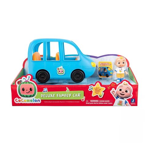 CoComelon CMW0104 CoComelon Lights & ; Sounds Family Fun Car + Figurine JJ Are We There Yet ? Jouer et chanter