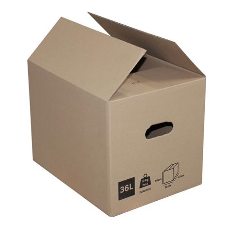 GENERIQUE - Carton de déménagement - 36 Litres - 40 x 30 x 30 cm - Image 3