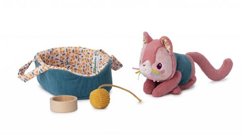 Lilliputiens Rose Jeanne Le Chat Avec Son Panier Et Jouet - Image 3