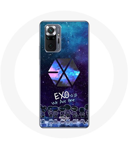 Funda Xiaomi Redmi Note 10 Pro Exo K-pop Group Logo somos uno