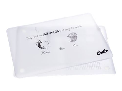 Smile - Notebook shell case - 13 - transparant - voor Apple MacBook Air 13.3 (Late 2010, Mid 2011, Mid 2012, Mid 2013, Early 2014, Early 2015, Mid 2017)