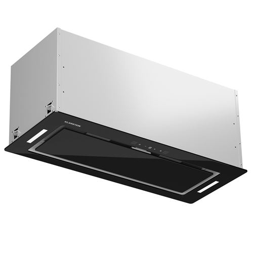 Hektor Eco Lüfterbaustein 60 cm 466 m³/h Touch Glas Schwarz