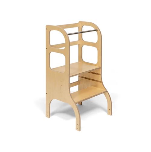 Non Communiqué Beige Tour Step Up Réglable Bois Naturel