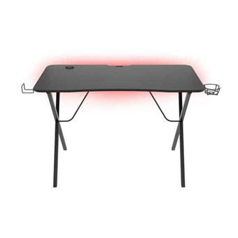 Table Gaming Genesis Holm 200 RGB Noir Acier Bois MDF - 1