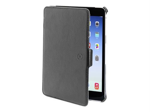Celly BOOKTAB2501 - Étui à rabat pour tablette - cuir écologique - noir - pour Apple iPad Air