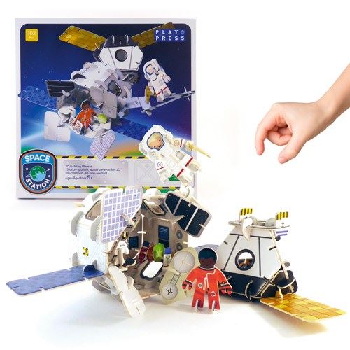 Maquette Play Press Station Spatiale 3D