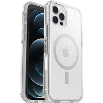 Coque de protection avec MagSafe pour iPhone 12/12 Pro OtterBox Symmetry Series+ Transparent pailleté