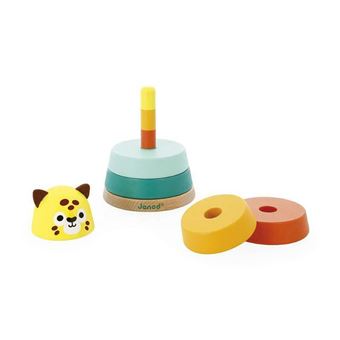 Jouet en bois Janod Tropik Empilable Jaguar