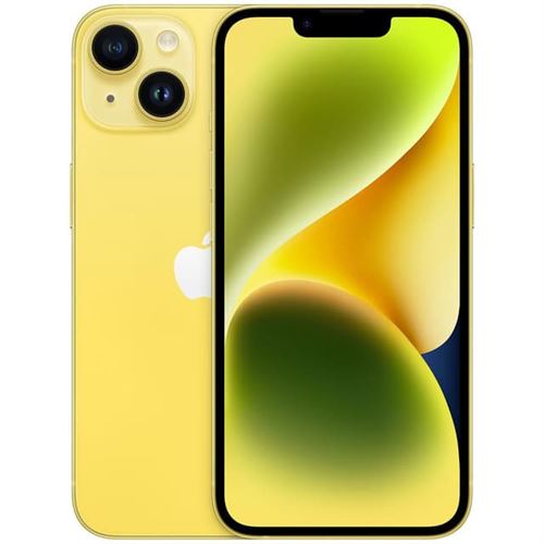 Apple iPhone 14 6,1'' 256 Go Jaune Reconditionné avec Batterie neuve État correct - N/A reconditionné disponible sur Fnac