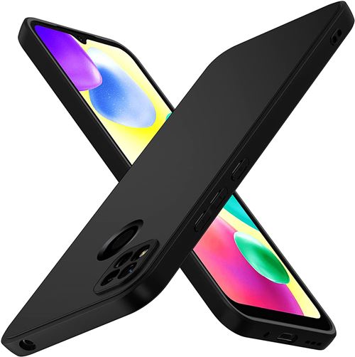 Coque protection pour Xiaomi Redmi 10A 4G tpu souple noire Antichoc XEPTIO