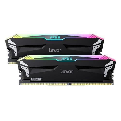 Lexar ARES RGB - DDR5 - pakket - 32 GB: 2 x 16 GB - DIMM 288-PIN - 6400 MHz / PC5-51200 - CL32 - 1.4 V - on-die ECC