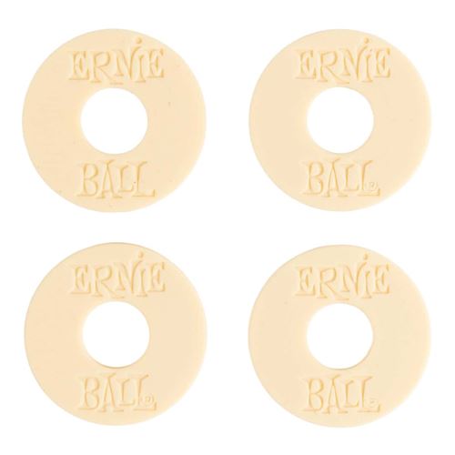 Ernie Ball Pack De 4 Attache Courroies Et Straplocks Strap Blocks Crème - Image 3