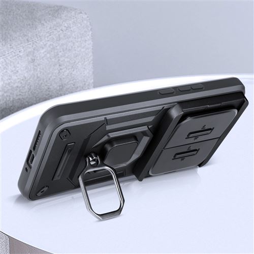Coque Avizar Pour Xiaomi 14 Ultra - Bague Support Et Cache Caméra Noir