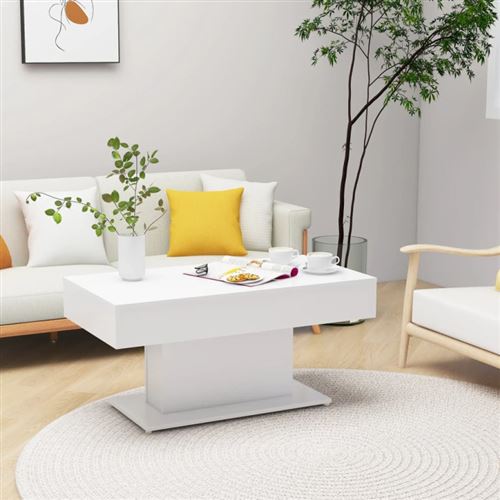 Vidaxl Blanc Table Basse - Image 3