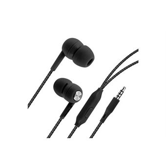Écouteurs - Type : intra-auriculaire Connexion : jack 3,5 mm Couleur : Noir