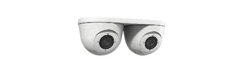 MOBOTIX DualMount S7x - Montagekit voor camera - aan het plafond monteerbaar - wit - voor MOBOTIX S74A