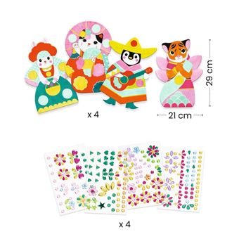 Créer avec des stickers brillants
