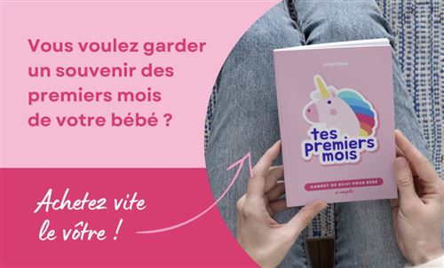 Carnet de suivi bébé: Livre de naissance rose pour bébé fille (French  Edition)