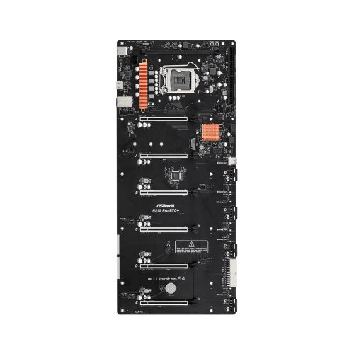 ASRock H510 Pro BTC+ - Carte-mère - Socket LGA1200 - H510 Chipset - USB 3.2 Gen 1 - Gigabit LAN - carte graphique embarquée (unité centrale requise)