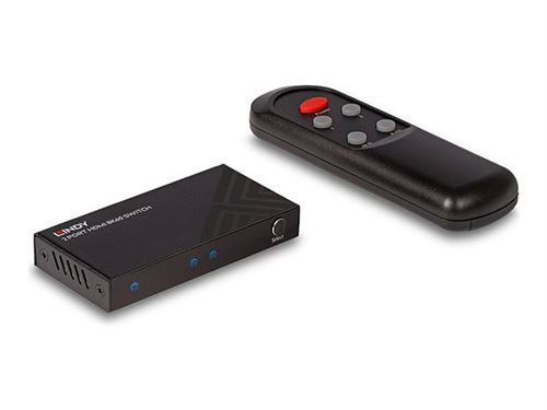 Lindy - Commutateur vidéo/audio - 8K60 - 2 x HDMI - de bureau