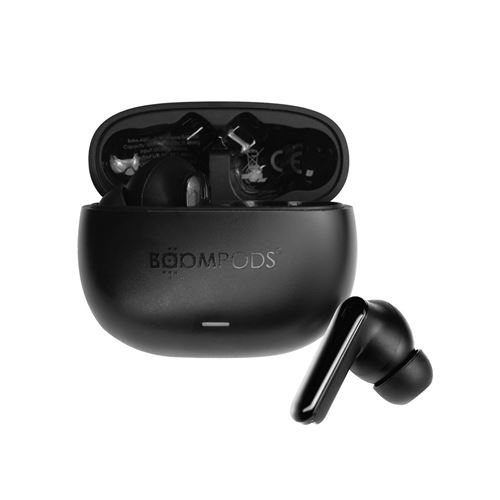 Ecouteurs Bluetooth Sans Fil 5.3 ANC avec Mode Open-Ear pour Sport IPX4 Noir