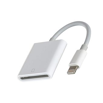 EBKCQ, Adaptateur Lightning 4 en 1 Lecteur de Carte SD Pour Apple iPhone, Neuf