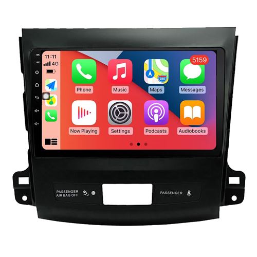 Autoradio Multimédia RoverOne Android GPS CarPlay Android Auto DSP pour Mitsubishi Outlander 2007-2011