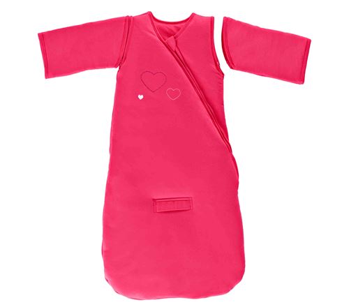 Gigoteuse Hiver Coeurs 3 en 1 P'tit Basile collection Savane et Coeurs (0-6 mois) - Rose