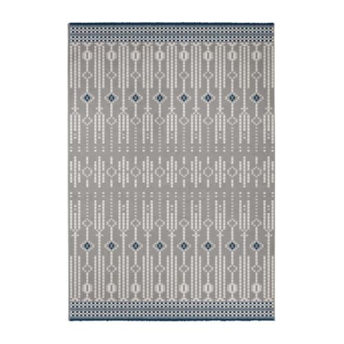 MADRID Tapis contemporain - 120X170 cm - Aspen Argent / Bleu