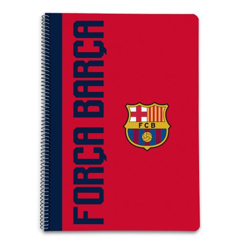 Cahier Couverture Polypropylene A4 5X5 Microperforado Fc Barcelone Total Fans