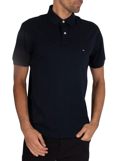 Tommy Hilfiger Pour des hommes Polo régulier, BleuXXL