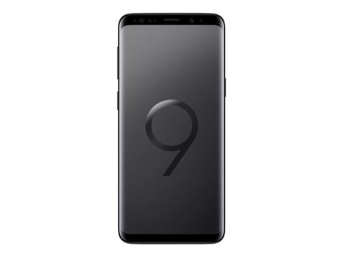 Samsung Galaxy S9 - 4G smartphone - RAM 4 Go / Mémoire interne 64 Go - microSD slot - OLED display - 5.8" - 2960 x 1440 pixels - rear camera 12 MP - front camera 8 MP - noir minuit