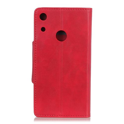 Etui en PU avec support rouge pour votre Huawei Y6 (2019)