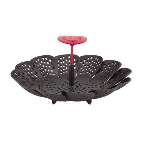 Tefal Ingenio Panier Vapeur K2071614 Noir et Rouge