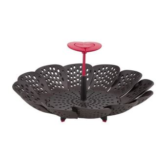 TEFAL INGENIO Stoommand K2071614 zwart en rood
