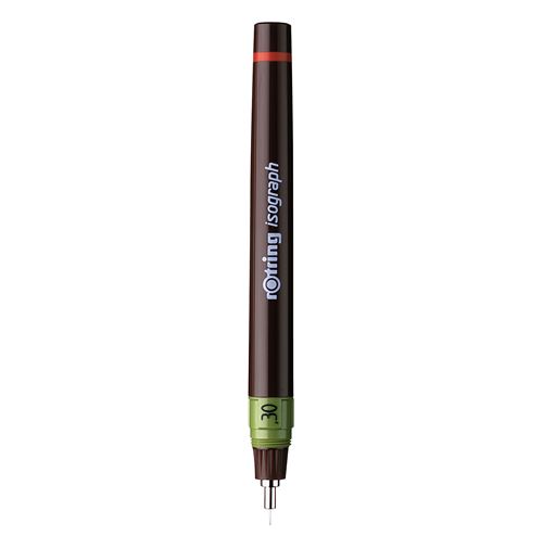 Rotring Marron Stylo De Dessin Technique Isograph, 0,30 Mm