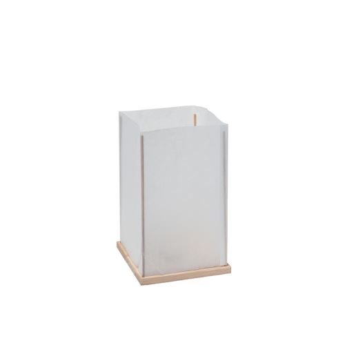 2 lanternes flottantes blanches 23x15cm