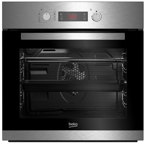 Beko BIM22306XP - Four - intégrable - largeur : 59.4 cm - profondeur : 56.7 cm - hauteur : 59.5 cm - avec système auto-nettoyant - classe A+ - acier inoxydable