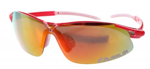 Eassun Cyclisme lunettes X-Light cadre rouge réfléchissant verre rouge