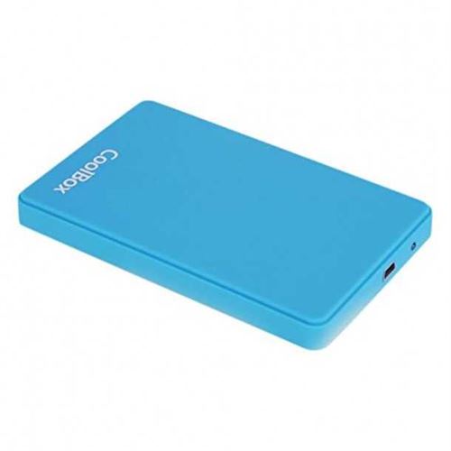 CoolBox SlimColor 2543 - Boitier externe - 2.5 - SATA - USB 3.0 - bleu clair