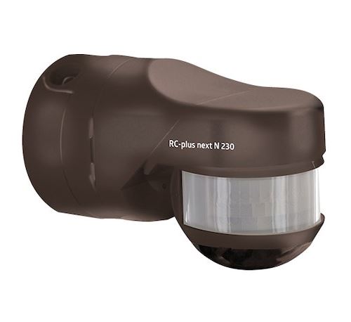 Détecteur de mouvement LUXOMAT RC-plus next N 230 - Brun