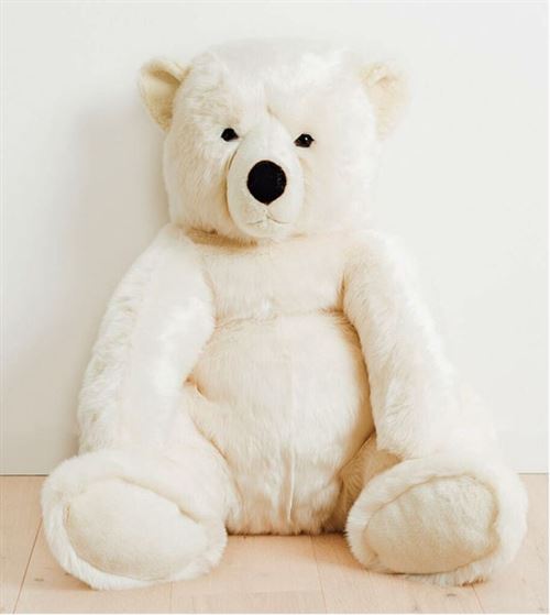 Ours debout Jules crème 100 cm La Pelucherie