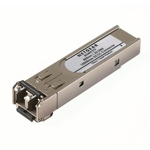  NETGEAR ProSafe AGM731F - Module transmetteur SFP (mini-GBIC) - 1GbE - 1000Base-SX - LC multi-mode - pour NETGEAR M4300-28G-PoE+ 